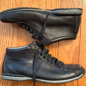 Dr Martens Pebble Leather Marchant Laced Boots Men’s 9.5 Black Air Cushion Sole